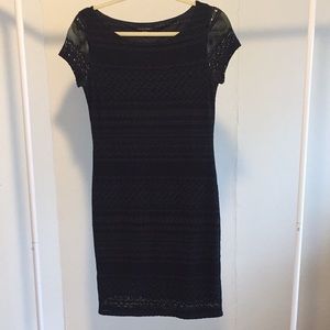 Navy Lace Banana Republic Dress